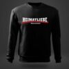 Heimatliebe Herren Pullover Schwarz Rot Wunschstadt