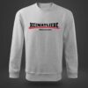 Herren Pullover grau rot Wunschtext 👕 Heimatliebe T-Shirt mit Wunschstadt Herren Pullover grau rot Wunschtext