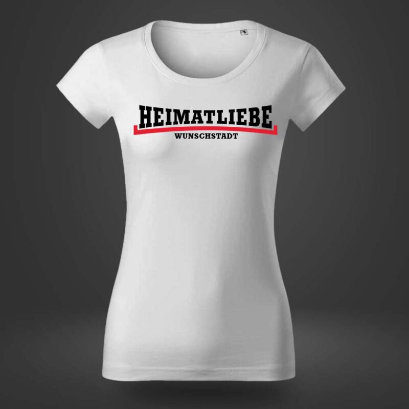 damen shirt weiss rot