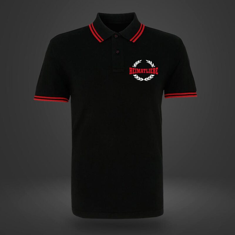 Polohemd Herren Schwarz