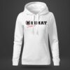 heimat deutschland kranz frauen hoodie weiß