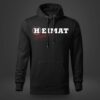 heimat deutschland kranz maenner hoodie schwarz