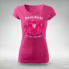Heimatliebe ist kein Verbrechen Frauen T Shirt pink Brust