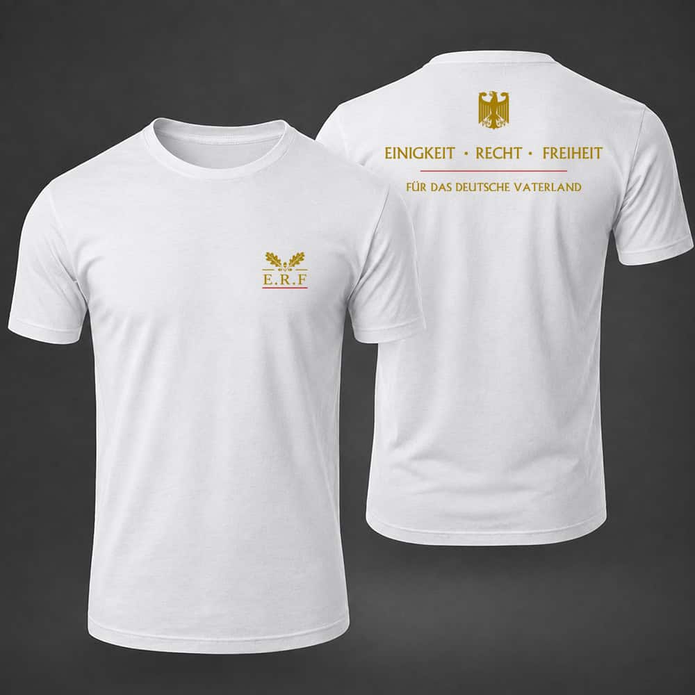 EinigkeitWeiss 👕 Heimatliebe T-Shirt mit Wunschstadt EinigkeitWeiss