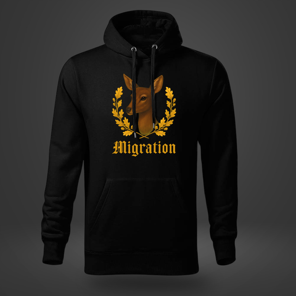 HerrenHoodieRehGroß 👕 Heimatliebe T-Shirt mit Wunschstadt HerrenHoodieRehGroß